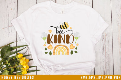 Bee Kind Quotes SVG Cut File SVG dapiyupi store 