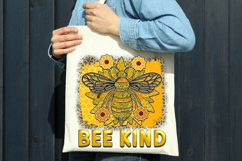 Bee kind Sublimation PNG, Bee Sublimation Design Sublimation Regulrcrative 