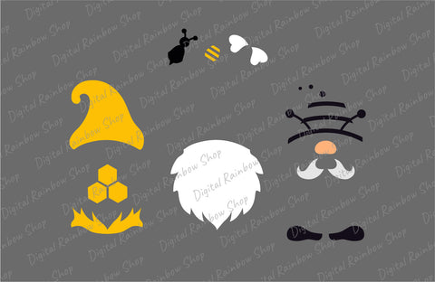 Summer Gnome SVG Bumble Bee Gnomes SVG