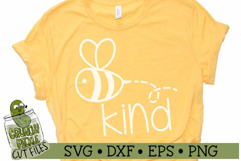 Bee Kind SVG Cut File SVG Crunchy Pickle 