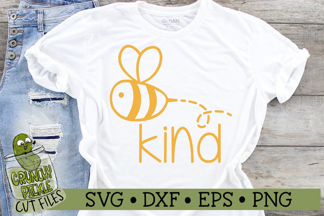 Bee Kind SVG Cut File SVG Crunchy Pickle 