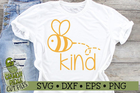 Bee Kind SVG Cut File SVG Crunchy Pickle 