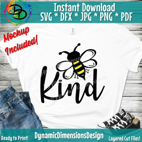 Bee Kind SVG DynamicDimensionsDesign 