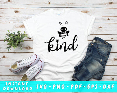 Bee Kind SVG SVG HappyDesignStudio 