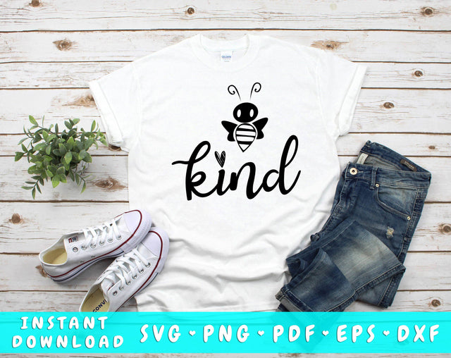 Bee Kind SVG SVG HappyDesignStudio 