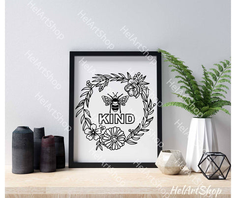 Bee Kind Svg SVG _HelArtShop_ 