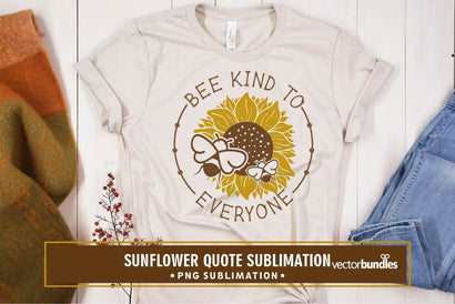 Bee kind to everyone sublimation Sublimation vectorbundles 