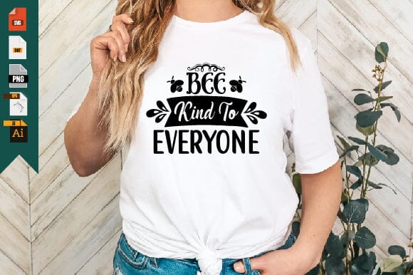 Bee Kind to Everyone SVG Craftlabsvg24 
