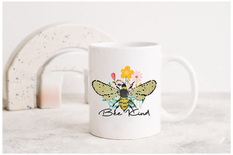 Bee Kind Wild Flower Sublimation Sublimation Jagonath Roy 