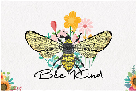 Bee Kind Wild Flower Sublimation Sublimation Jagonath Roy 