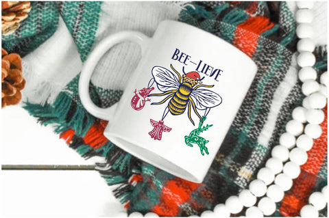 Bee-Lieve Christmas Sublimation Sublimation Jagonath Roy 