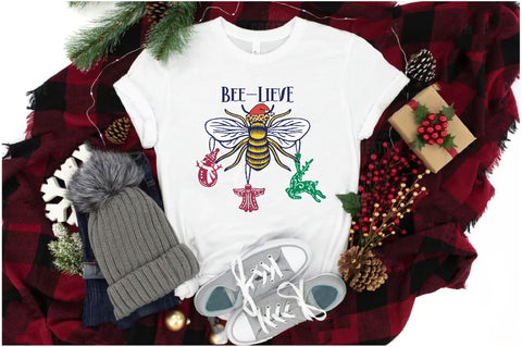 Bee-Lieve Christmas Sublimation Sublimation Jagonath Roy 