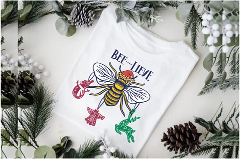 Bee-Lieve Christmas Sublimation Sublimation Jagonath Roy 