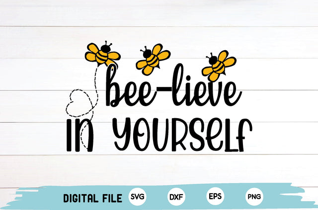 bee-lieve in yourself SVG md faruk hossain 