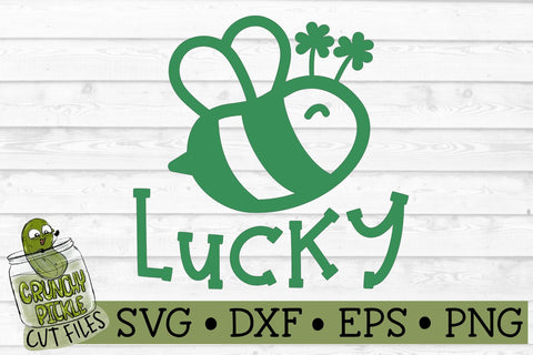 Bee Lucky - St. Patrick's Day SVG Cut File SVG Crunchy Pickle 