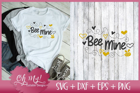 Bee Mine SVG DXF EPS PNG SVG Oh My! Cuttable Designs 