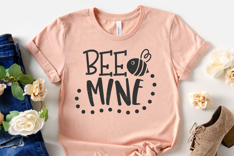 Bee Mine - SVG, PNG, DXF, EPS SVG Elsie Loves Design 