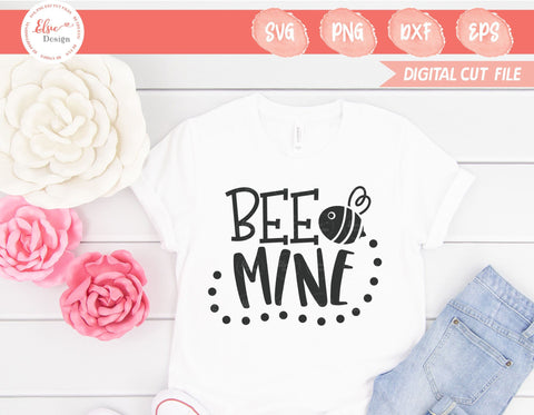 Bee Mine - SVG, PNG, DXF, EPS SVG Elsie Loves Design 