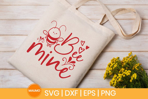 Bee mine | Valentine svg quote SVG Maumo Designs 