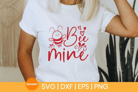 Bee mine | Valentine svg quote SVG Maumo Designs 