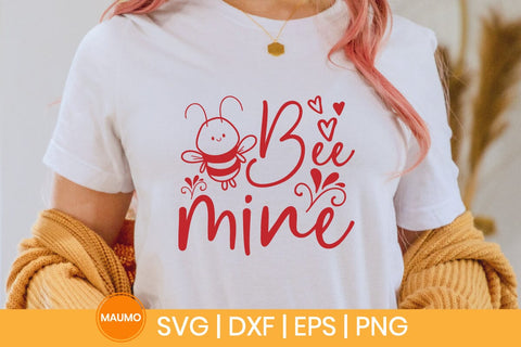 Bee mine | Valentine svg quote SVG Maumo Designs 