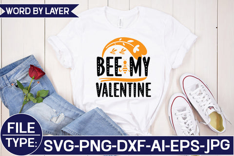 Bee My Valentine SVG Cut File SVG Studio Innate 