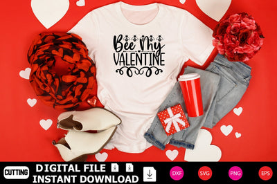 Bee My Valentine SVG Shahin alam 