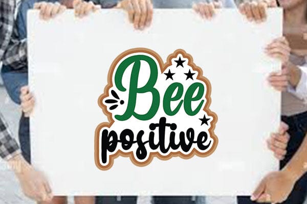 Bee Positive SVG Angelina750 