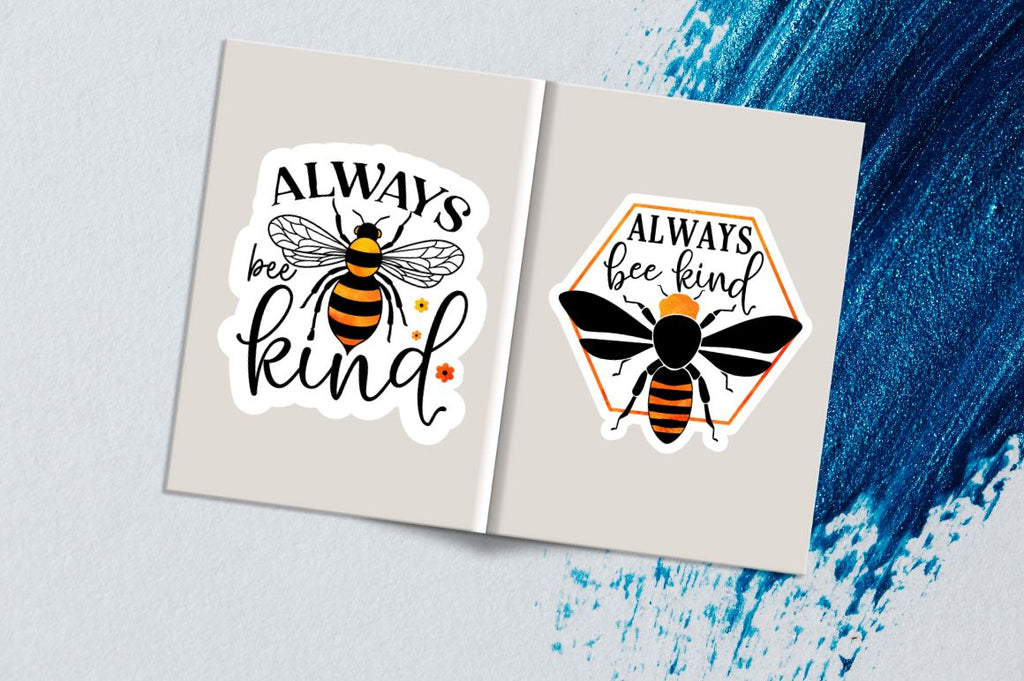 Bee Printable Stickers Bundle So Fontsy