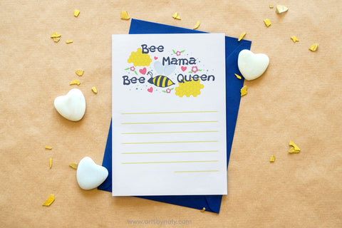 Bee Queen Mothers day SVG Illustration. SVG Arts By Naty 