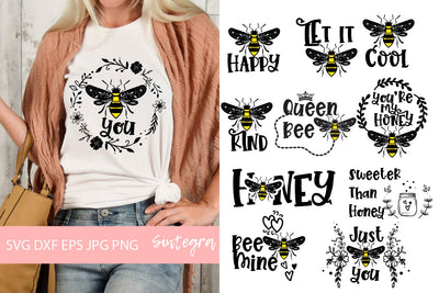 Bee Quote SVG Bundle Free For Commercial Use SVG Sintegra 