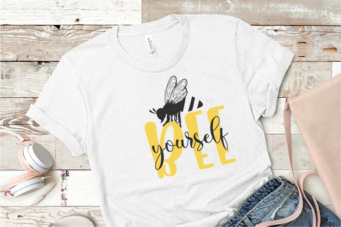 Bee quotes illustration for sublimation SVG vectorbundles 