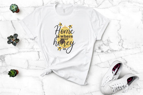 Bee quotes illustration for sublimation SVG vectorbundles 