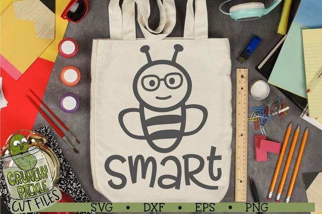 Bee Smart SVG Cut File SVG Crunchy Pickle 
