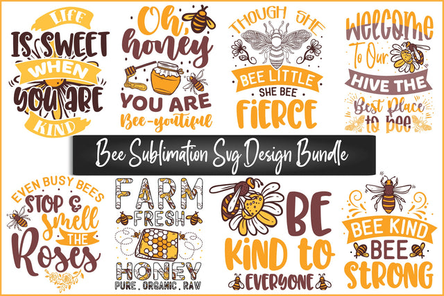 Bee Sublimation Bundle Sublimation Creativeart88 