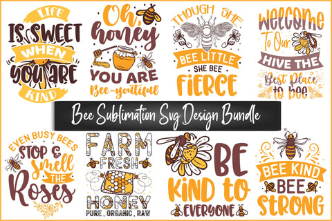 Bee Sublimation Bundle Sublimation Creativeart88 