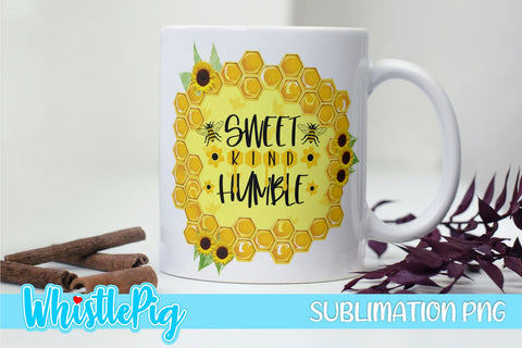 Bee Sublimation Mini Bundle Cute Bee Honey Bee Sublimation Sublimation Whistlepig Designs 