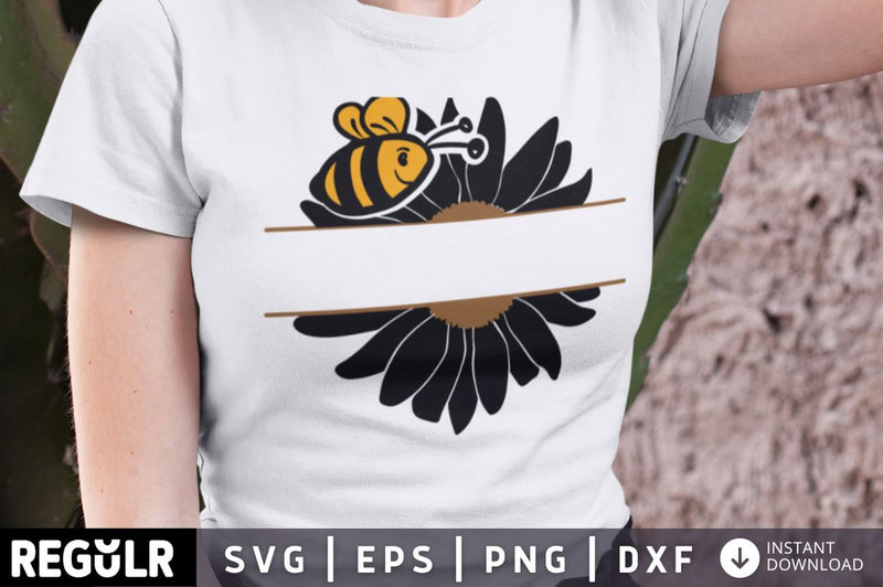 bee sunflower SVG SVG Regulrcrative 