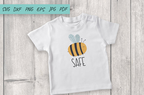 Bee SVG, Bee Safe SVG, Stay home SVG Quarantine SVG SVG Irina Ostapenko 