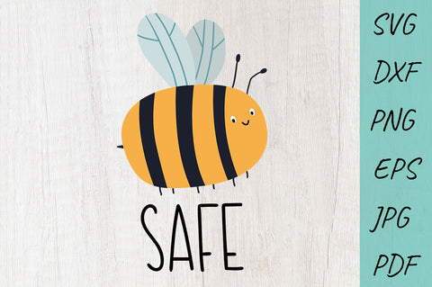 Bee SVG, Bee Safe SVG, Stay home SVG Quarantine SVG SVG Irina Ostapenko 