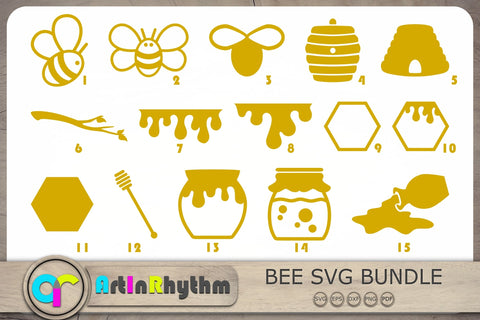 Bee Svg, Bee Svg Bundle, Bee Svg Files SVG Artinrhythm shop 