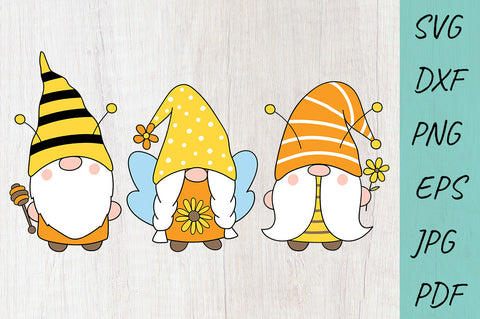 Bee SVG, Bumble Bee Gnome, Farmhouse, Honey Bee Gnome SVG Irina Ostapenko 