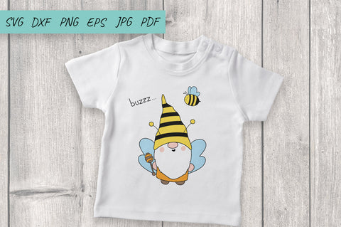 Bee SVG, Bumble Bee Gnome, Farmhouse, Summer gnome SVG Irina Ostapenko 