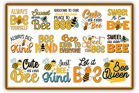 Bee SVG Bundle 30 Design SVG Shetara Begum 
