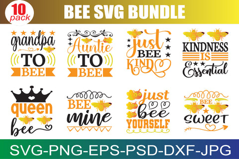 Bee SVG Bundle, Bee Kind Svg, Bee Happpy Svg, Bee Svg, Bee Sayings Svg, Bee Trails Svg, Bee Quote Svg, Bee Wreath Svg, Cut Files for Cricut SVG buydesign 