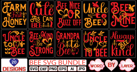 bee svg bundle SVG Cut File SVG Studio Innate 