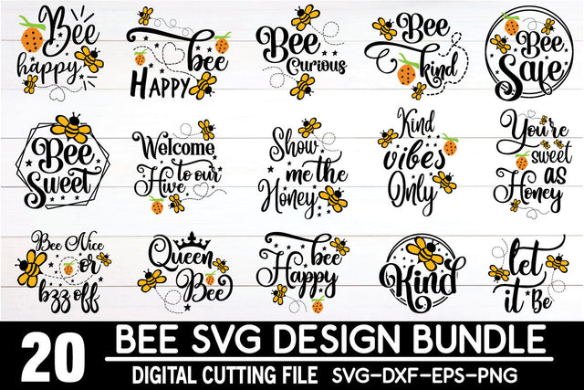 Bee Svg Bundle SVG designstore 