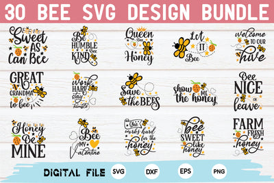 Bee Svg Bundle SVG md faruk hossain 