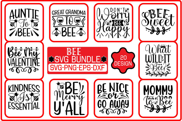 Bee SVG Bundle SVG Shahin alam 