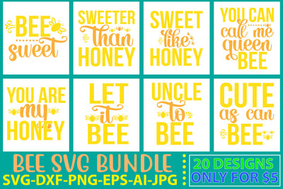 Bee Svg Bundle SVG Syaman 